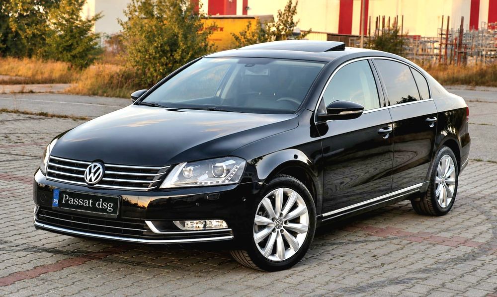 Volkswagen Passat B7 1.4 TSI 150 CP DSG (Instalație GPL) 2012 – Trapă Solară, Piele, Scaune Electrice cu Masaj/Memorii