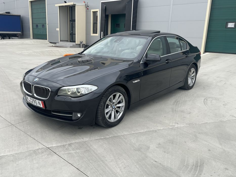 BMW Seria 5 F10 520d 184 CP, An 2011, Recent Adus Germania, Head-Up Display, Trapă, Scaune Electrice Cu Memorie