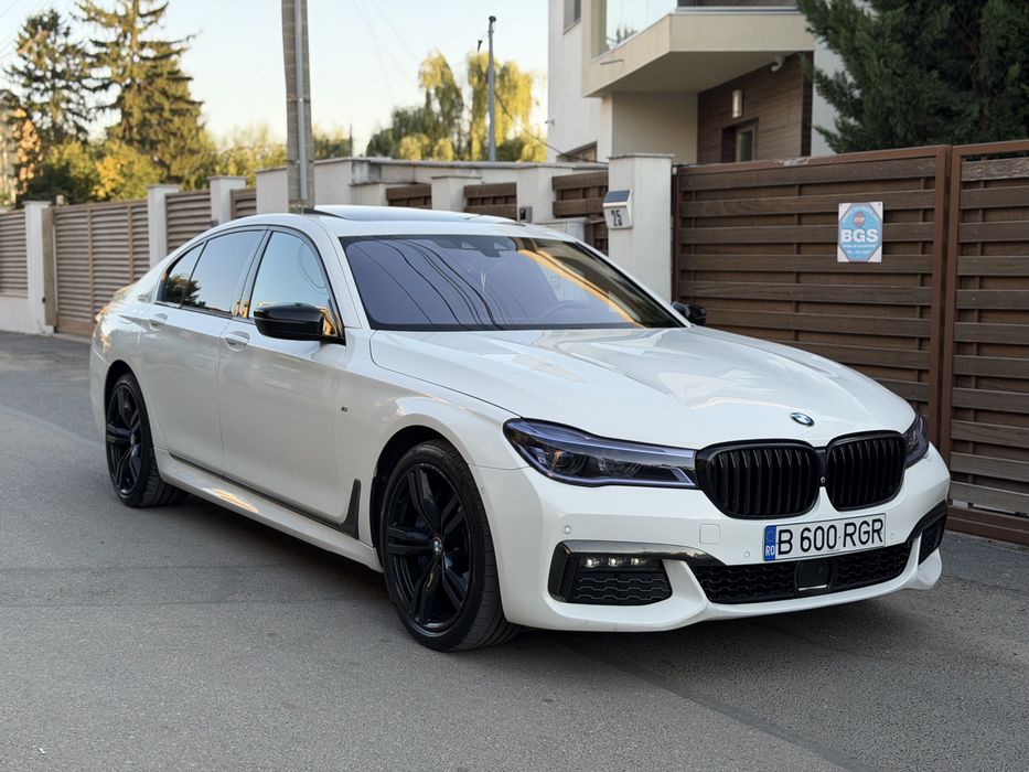 BMW 740d xDrive M Paket – An 2018, Faruri Laser, Head-Up Display, Trapă, Soft Close, 3 Chei (inclusiv Cheie Display)