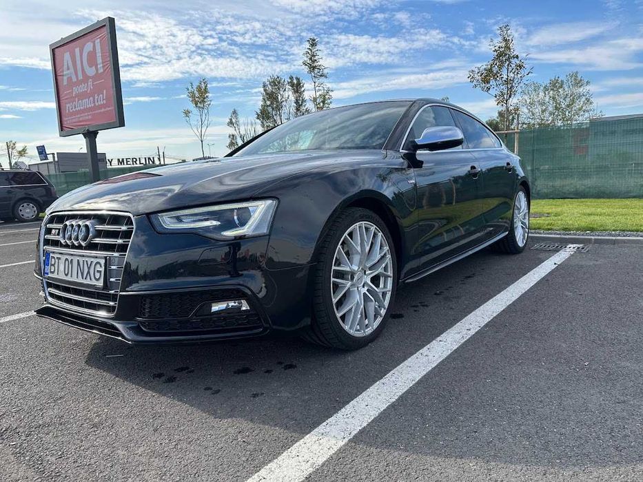 Audi A5 / (Pachet 3x S-Line) | Serie WAUZZZ8T3CA060057 | Interior Piele Cognac & Plafon Negru | Jante R19 - Imagine 3