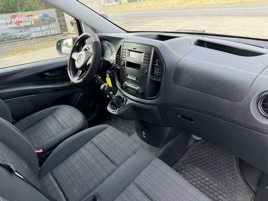 Mercedes-Benz Vito Autoutilitară Extra Long 2.2 CDI 136 CP, An 2017, Euro 6, TVA Deductibil, Rate - Imagine 6