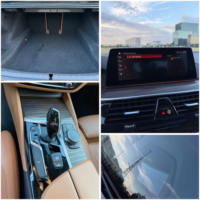 BMW 540i G30 M Sport (2018) | 3.0 B58 340 CP | RWD | Full Options (Cognac, Masaj, Trapă, Plafon înstelat, Distronic, R20) - Imagine 7
