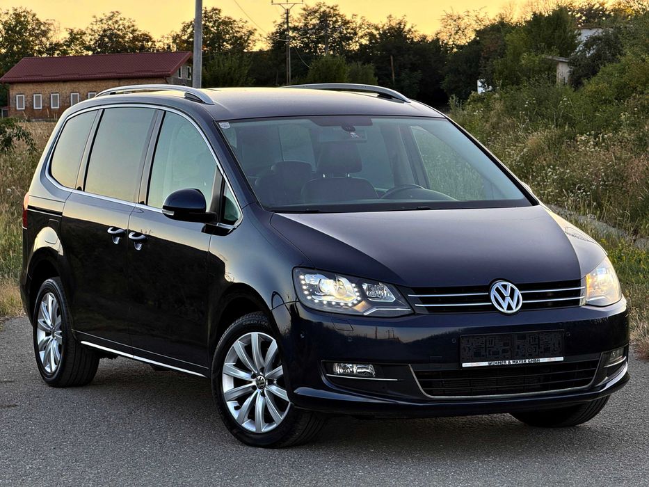 VW Sharan 2.0 TDI 140 CP 7 Locuri 2012 Euro 5 – Bi-Xenon Adaptiv, Keyless Entry/Go, Piele, Park Assist - Imagine 4