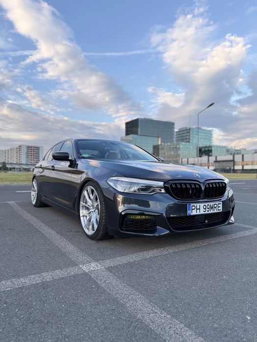 BMW 540i G30 M Sport (2018) | 3.0 B58 340 CP | RWD | Full Options (Cognac, Masaj, Trapă, Plafon înstelat, Distronic, R20) - Imagine 3