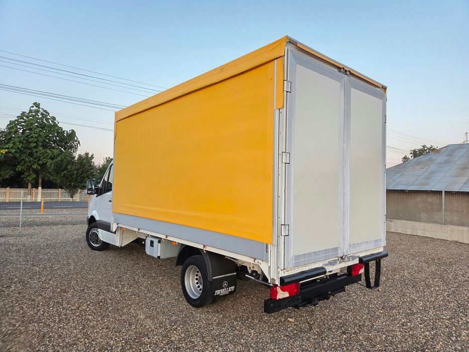 Mercedes-Benz Sprinter 413 2.2 CDI 130 CP, An 2013, Prelată pe role, Detarat 3.5t (Cat. B), Adus recent - Imagine 8