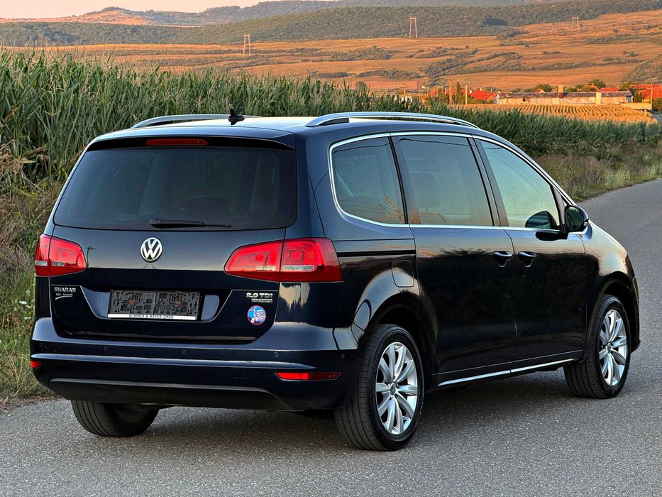 VW Sharan 2.0 TDI 140 CP 7 Locuri 2012 Euro 5 – Bi-Xenon Adaptiv, Keyless Entry/Go, Piele, Park Assist - Imagine 3