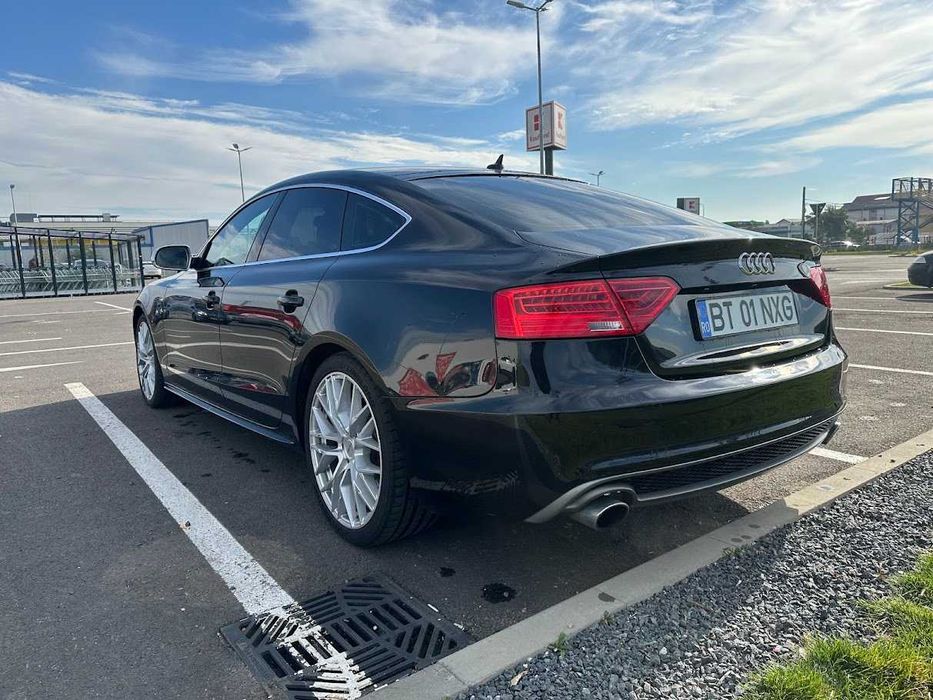 Audi A5 / (Pachet 3x S-Line) | Serie WAUZZZ8T3CA060057 | Interior Piele Cognac & Plafon Negru | Jante R19 - Imagine 6
