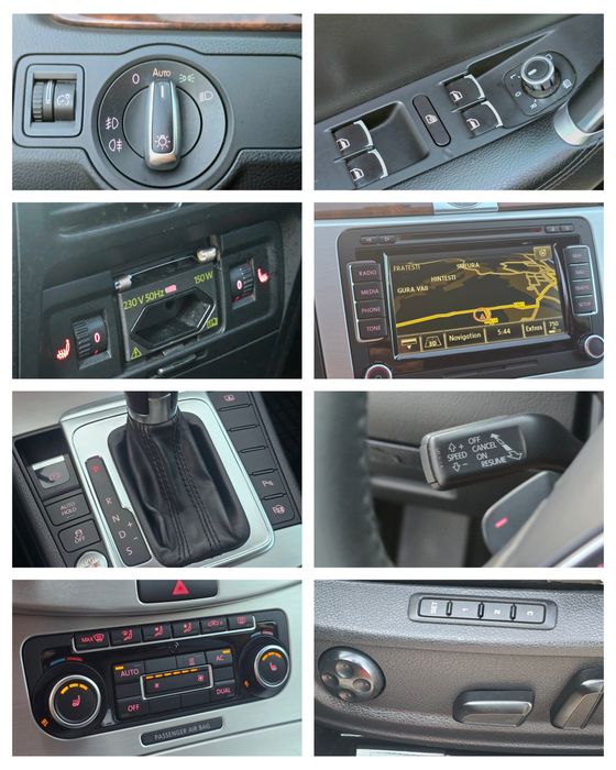 Volkswagen Passat B7 1.4 TSI 150 CP DSG (Instalație GPL) 2012 – Trapă Solară, Piele, Scaune Electrice cu Masaj/Memorii - Imagine 7