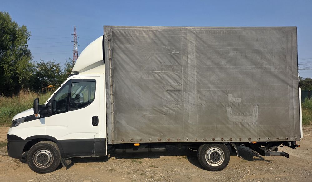 Iveco Daily 3.5T (An 2017) – Motor 2.3 145 CP (Fără AdBlue) | Prelată 8 Europeleți + Lift 1T | Foarte întreținută - Imagine 2