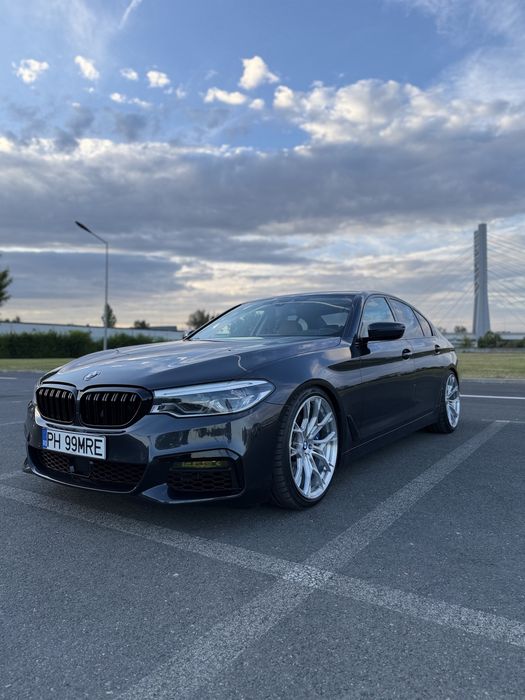 BMW 540i G30 M Sport (2018) | 3.0 B58 340 CP | RWD | Full Options (Cognac, Masaj, Trapă, Plafon înstelat, Distronic, R20) - Imagine 4
