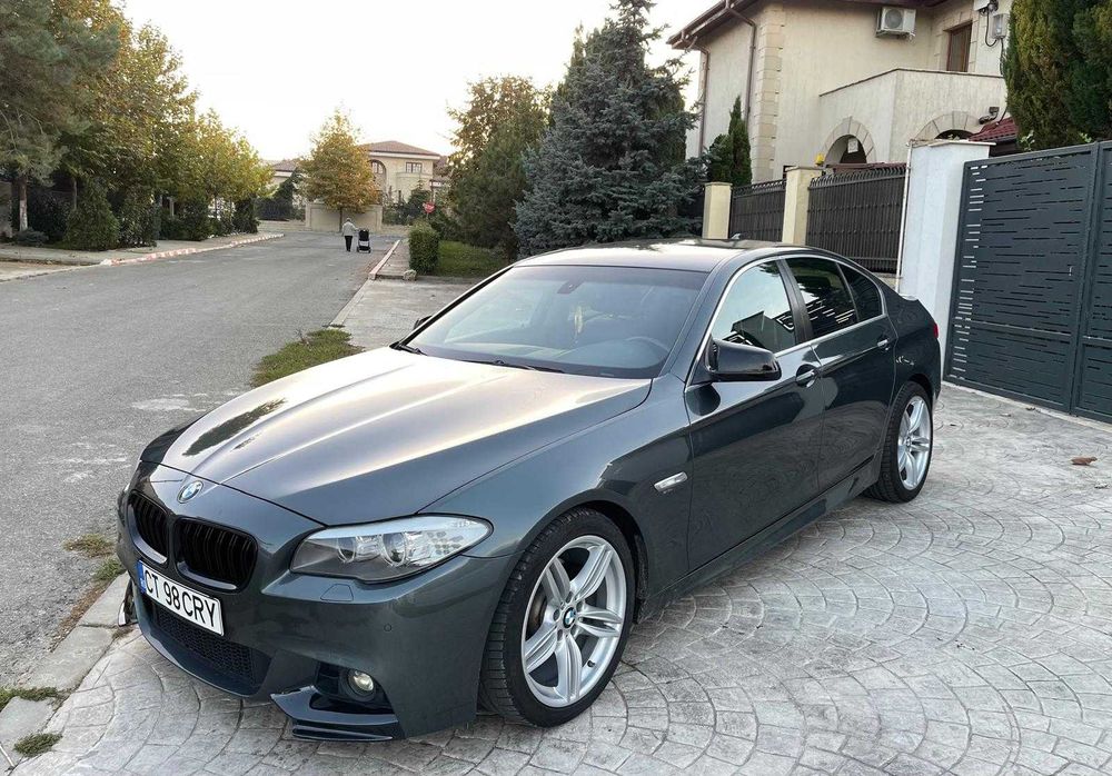 BMW Seria 5 F10 2.0 Diesel (184 CP) – Pachet M Exterior Original, Cutie Automată 8+1, Unic Proprietar (10 ani)