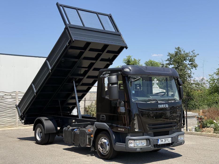 Iveco EuroCargo 80E18 Basculabil – An 2009 – 180 CP – 220.000 km – Euro 5 - Imagine 2