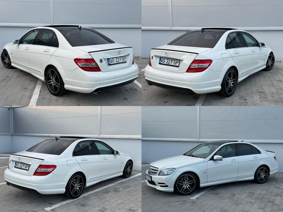 Mercedes-Benz C 220 Pachet AMG de fabrică 2011 Euro 5 – 170 CP, Cutie Automată 5G-Tronic, Panoramic, Jante R18 - Imagine 6