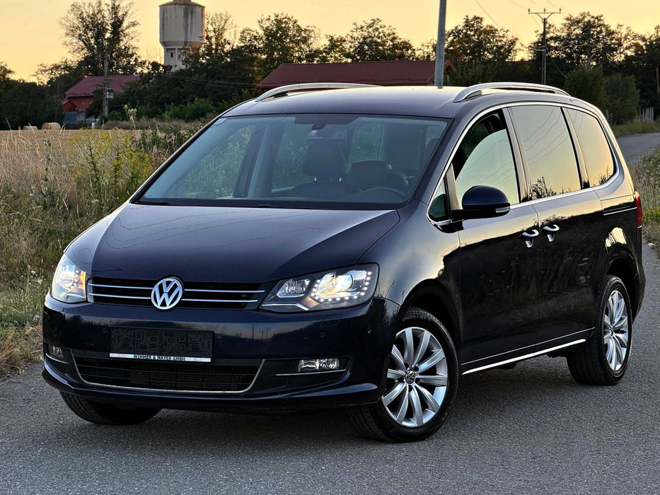 VW Sharan 2.0 TDI 140 CP 7 Locuri 2012 Euro 5 – Bi-Xenon Adaptiv, Keyless Entry/Go, Piele, Park Assist