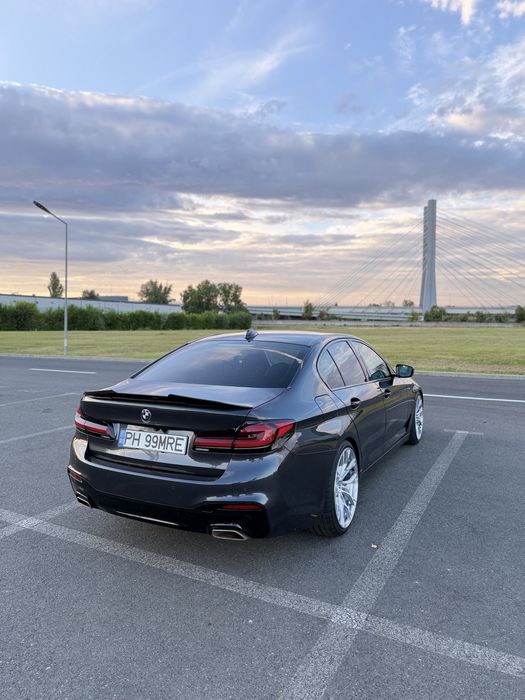 BMW 540i G30 M Sport (2018) | 3.0 B58 340 CP | RWD | Full Options (Cognac, Masaj, Trapă, Plafon înstelat, Distronic, R20) - Imagine 5