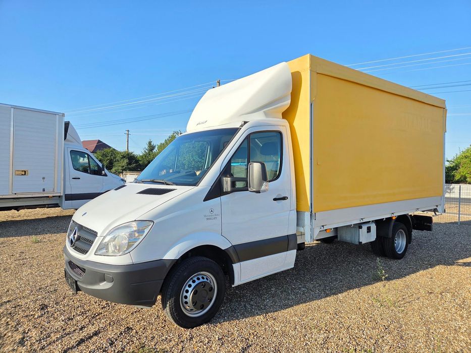 Mercedes-Benz Sprinter 413 2.2 CDI 130 CP, An 2013, Prelată pe role, Detarat 3.5t (Cat. B), Adus recent