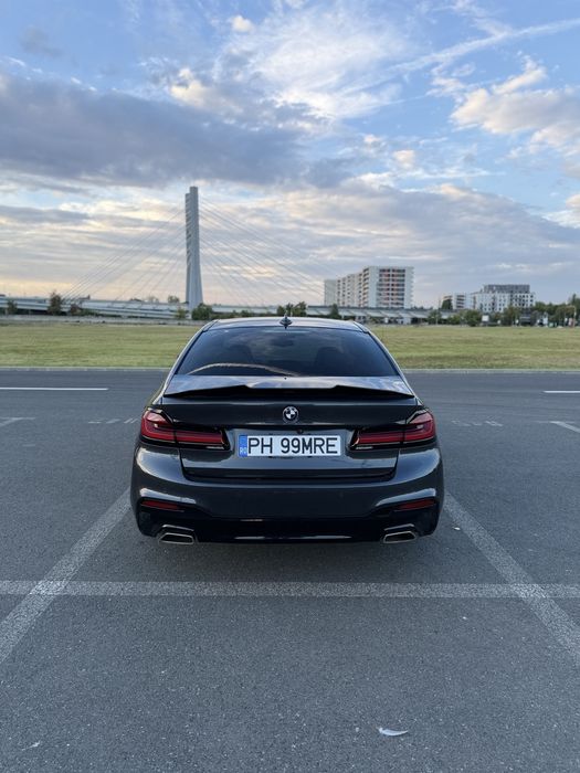 BMW 540i G30 M Sport (2018) | 3.0 B58 340 CP | RWD | Full Options (Cognac, Masaj, Trapă, Plafon înstelat, Distronic, R20) - Imagine 2