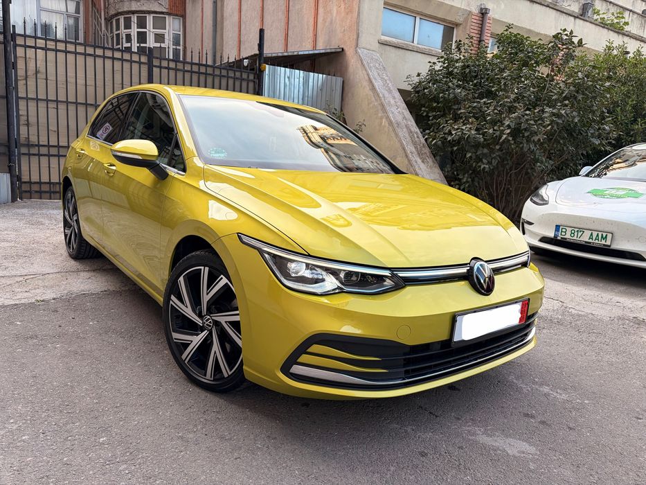 Volkswagen Golf 8 1.4 eHybrid 210 CP 2020-2024 – Piele Alcantara Romburi, Masaj, Faruri Full LED, Jante R20 - Imagine 2