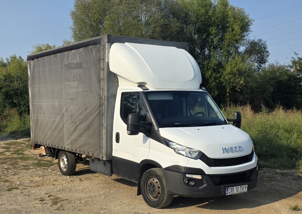 Iveco Daily 3.5T (An 2017) – Motor 2.3 145 CP (Fără AdBlue) | Prelată 8 Europeleți + Lift 1T | Foarte întreținută - Imagine 4