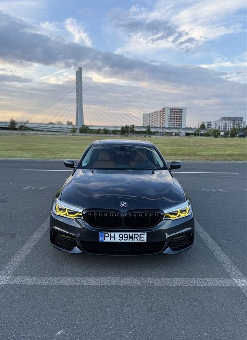BMW 540i G30 M Sport (2018) | 3.0 B58 340 CP | RWD | Full Options (Cognac, Masaj, Trapă, Plafon înstelat, Distronic, R20)