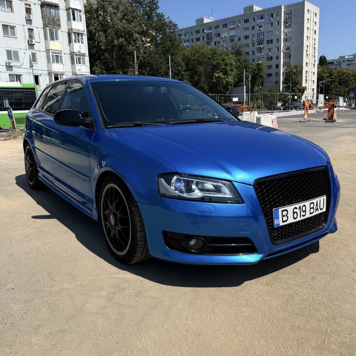 Audi A3 8P Sportback 2012 – 2.0 TDI CFFB 140 CP, Cutie Manuală 6 Trepte, Pachet S3/RS3, Suspensie Bilstein & Jante BBS R18 - Imagine 2