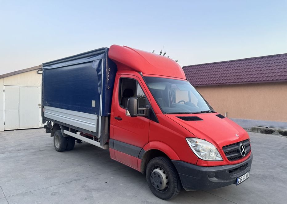 Mercedes-Benz Sprinter 519 CDI V6 190 CP | Cutie Automată | Prelată pe role + Lift | Detarat 3.5t (Cat. B) | Stare impecabilă
