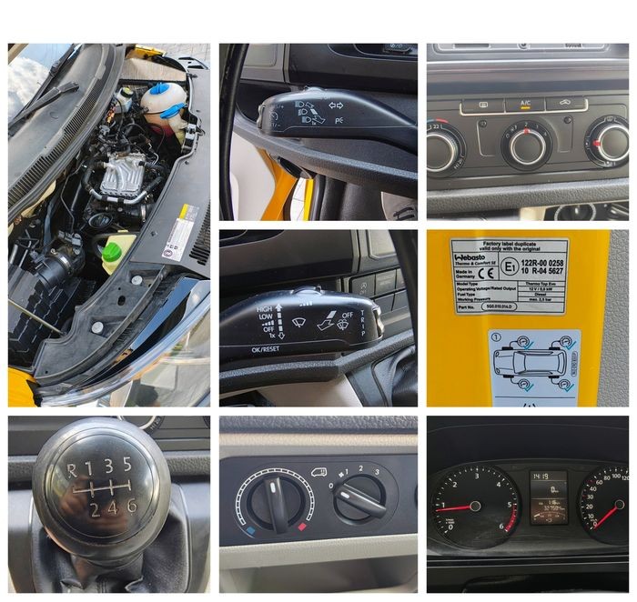 Volkswagen Transporter T6 Doka 2.0 TDI 150CP | 6 Locuri | 2016 | Istoric curat | Webasto - Imagine 8