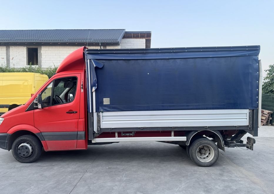 Mercedes-Benz Sprinter 519 CDI V6 190 CP | Cutie Automată | Prelată pe role + Lift | Detarat 3.5t (Cat. B) | Stare impecabilă - Imagine 3