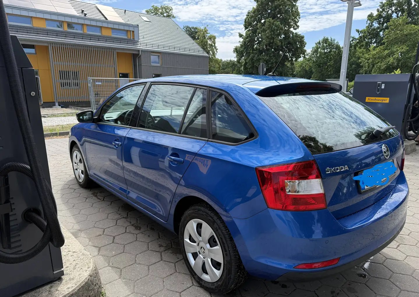 Skoda Rapid Spaceback 1.4 TDI 90 CP | Navi | 112.037 km | 1. Proprietar | TÜV 10/2027 | Stare impecabilă - Imagine 4