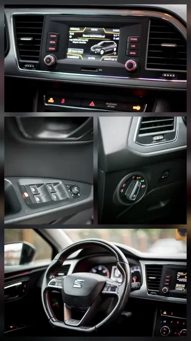 SEAT Leon FR 2017 • 2.0 TDI 150CP • Euro 6 • Vopsea Originală • CarPlay • Încălzire • Jante R17 - Imagine 7