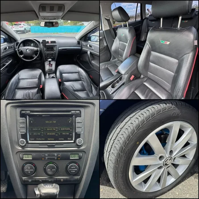 Skoda Octavia 2 Facelift-Look 2008 | 1.9 TDI 105 CP | DSG Automată | Pachet Drumuri Grele | Interior Sport vRS Piele | Unic Proprietar - Imagine 5